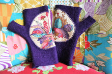 Charger l'image dans la galerie, mitaines Romant'chic Bohème couleur Aubergine